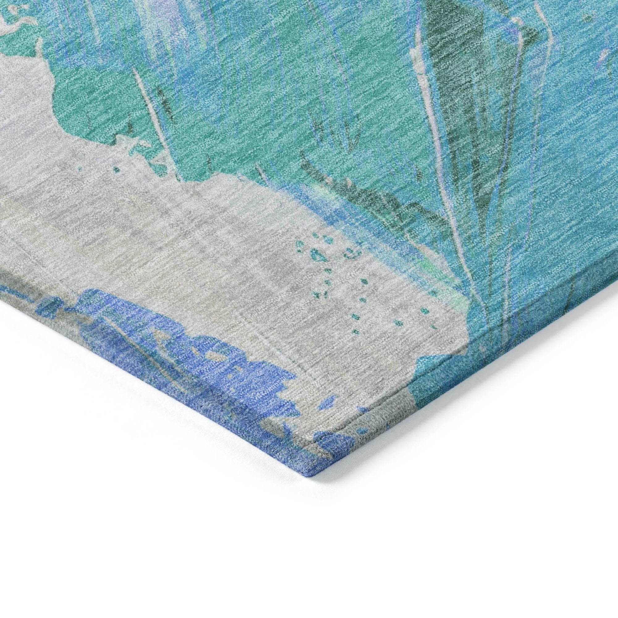 Addison Rugs Saelon Blue Washable Indoor-Outdoor Rug