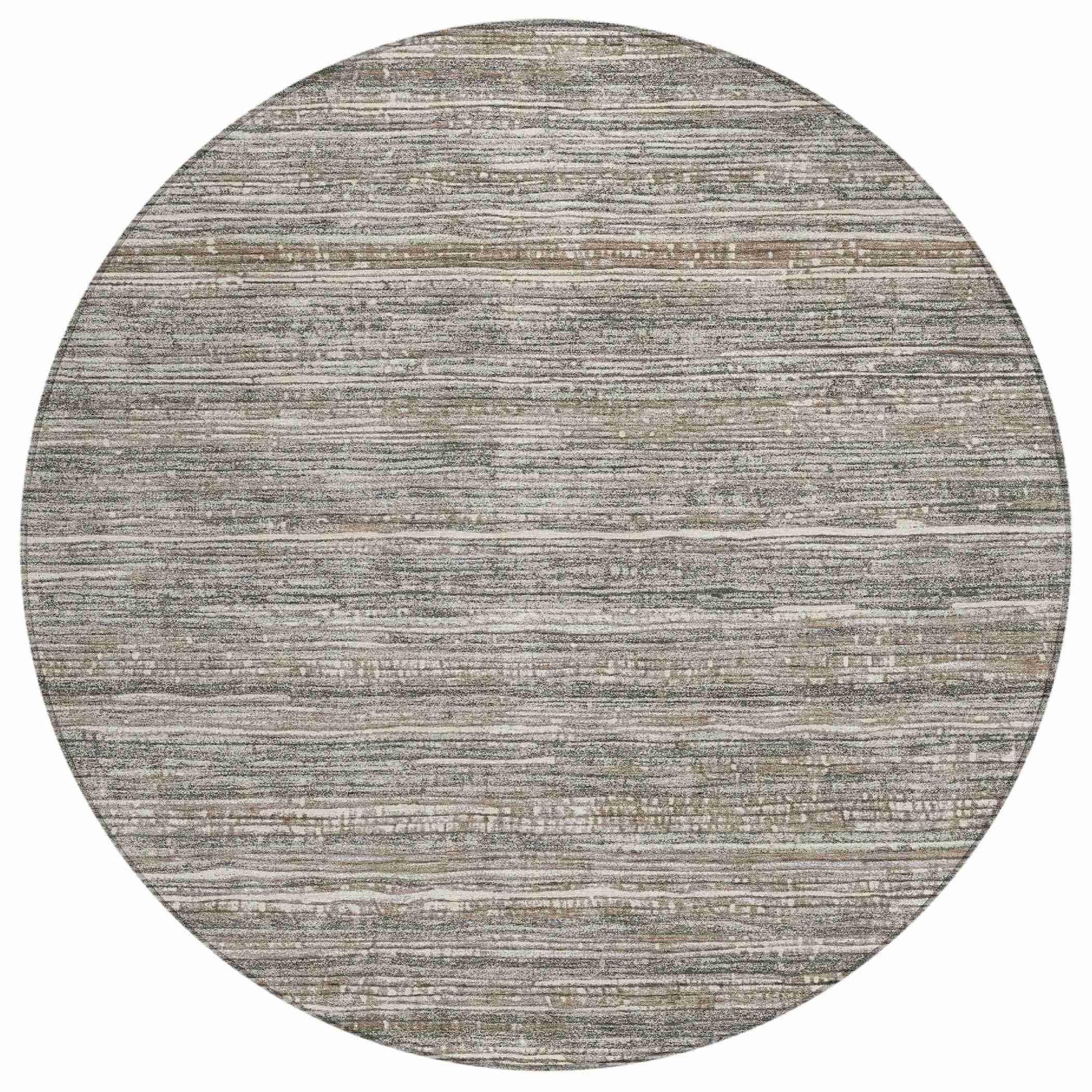 Addison Rugs Taelain Brown Washable Indoor-Outdoor Rug