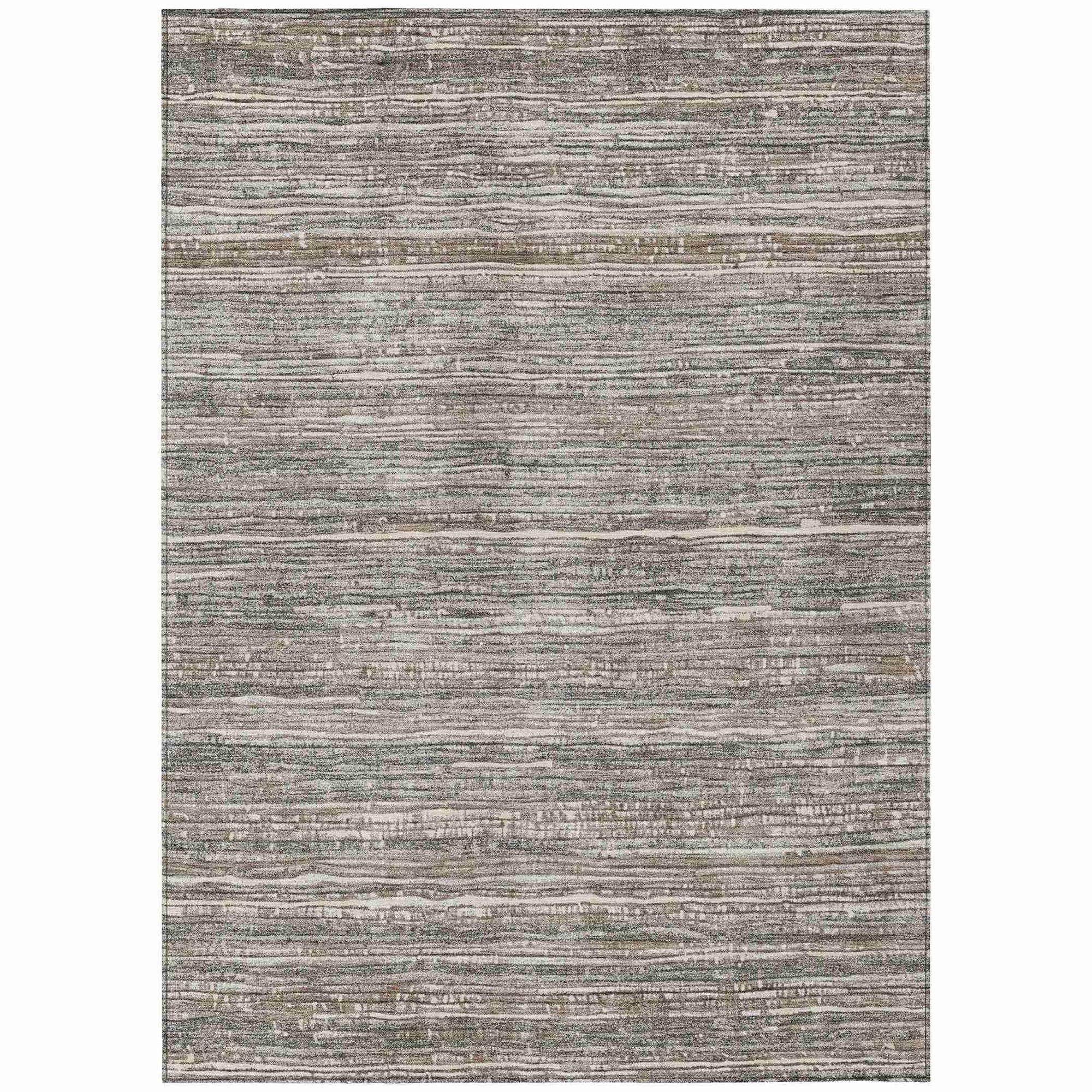 Addison Rugs Taelain Brown Washable Indoor-Outdoor Rug