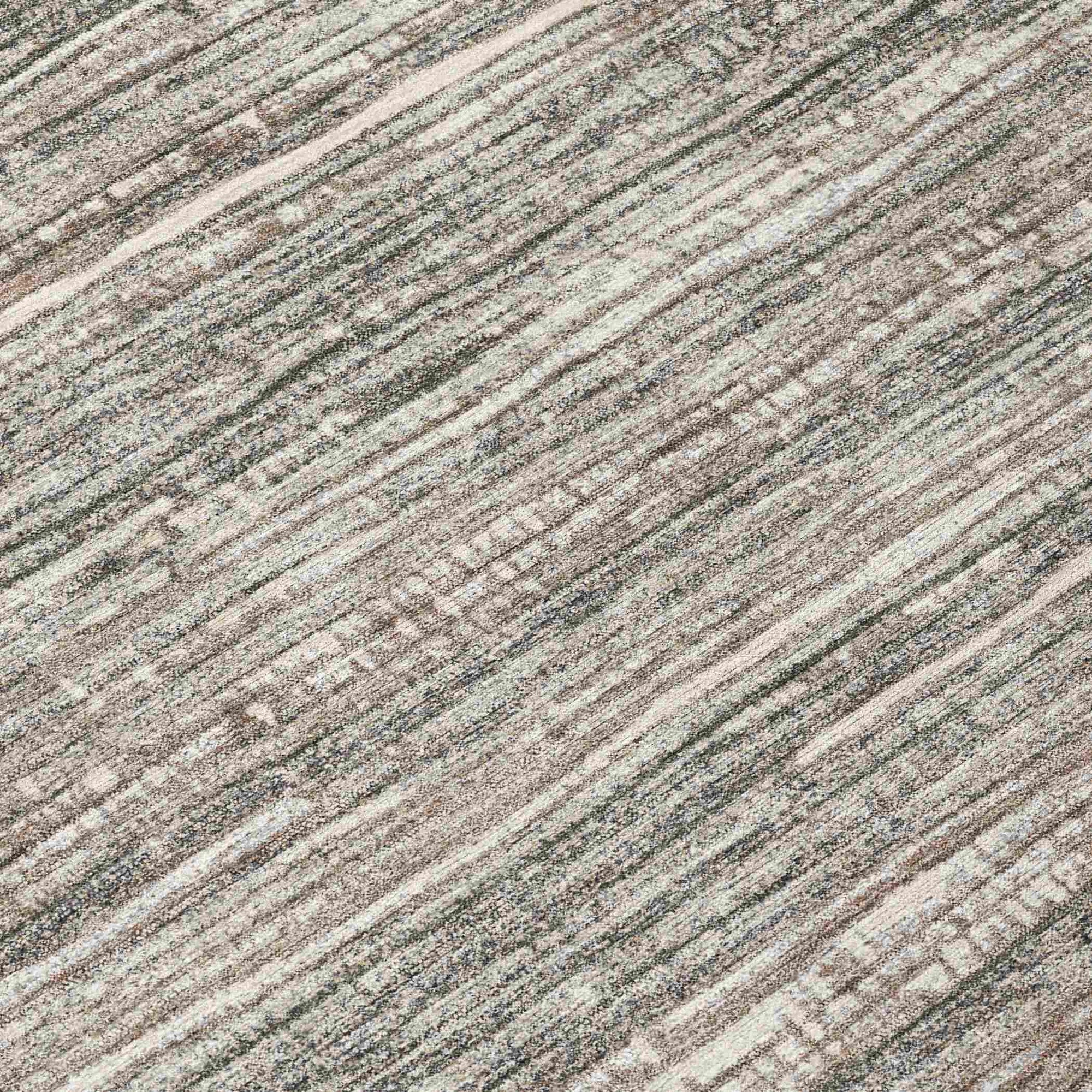 Addison Rugs Taelain Brown Washable Indoor-Outdoor Rug