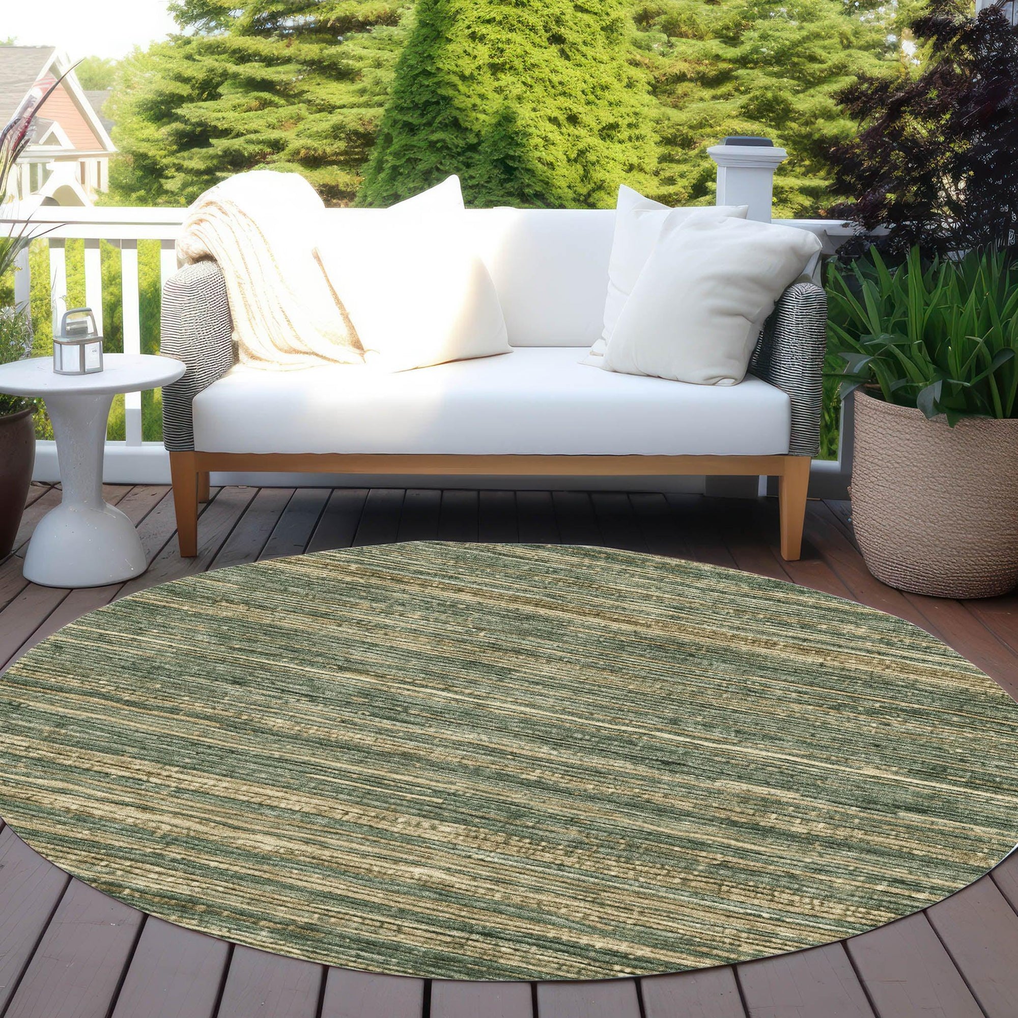 Addison Rugs Taelain Fern Washable Indoor-Outdoor Rug