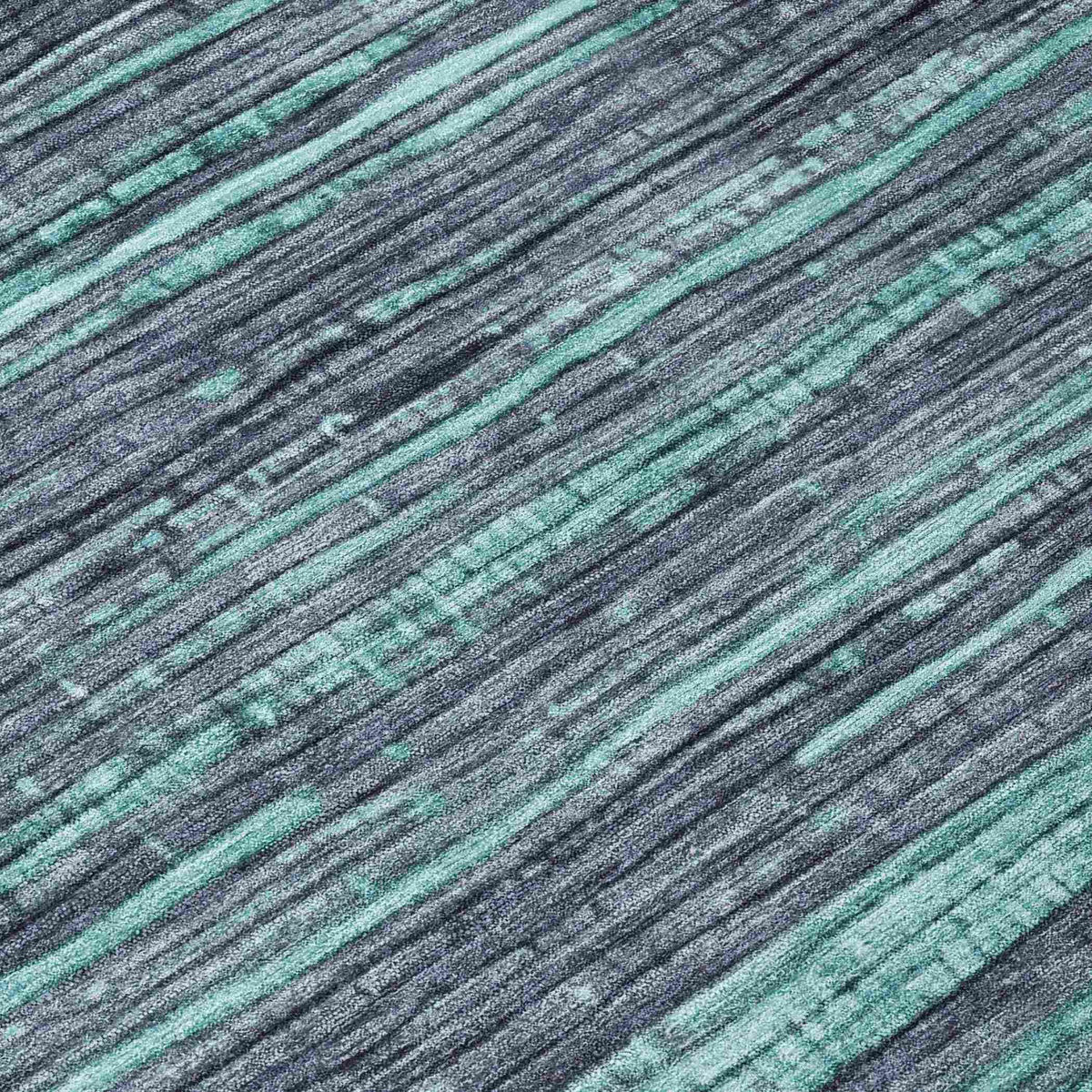 Addison Rugs Taelain Teal Washable Indoor-Outdoor Rug