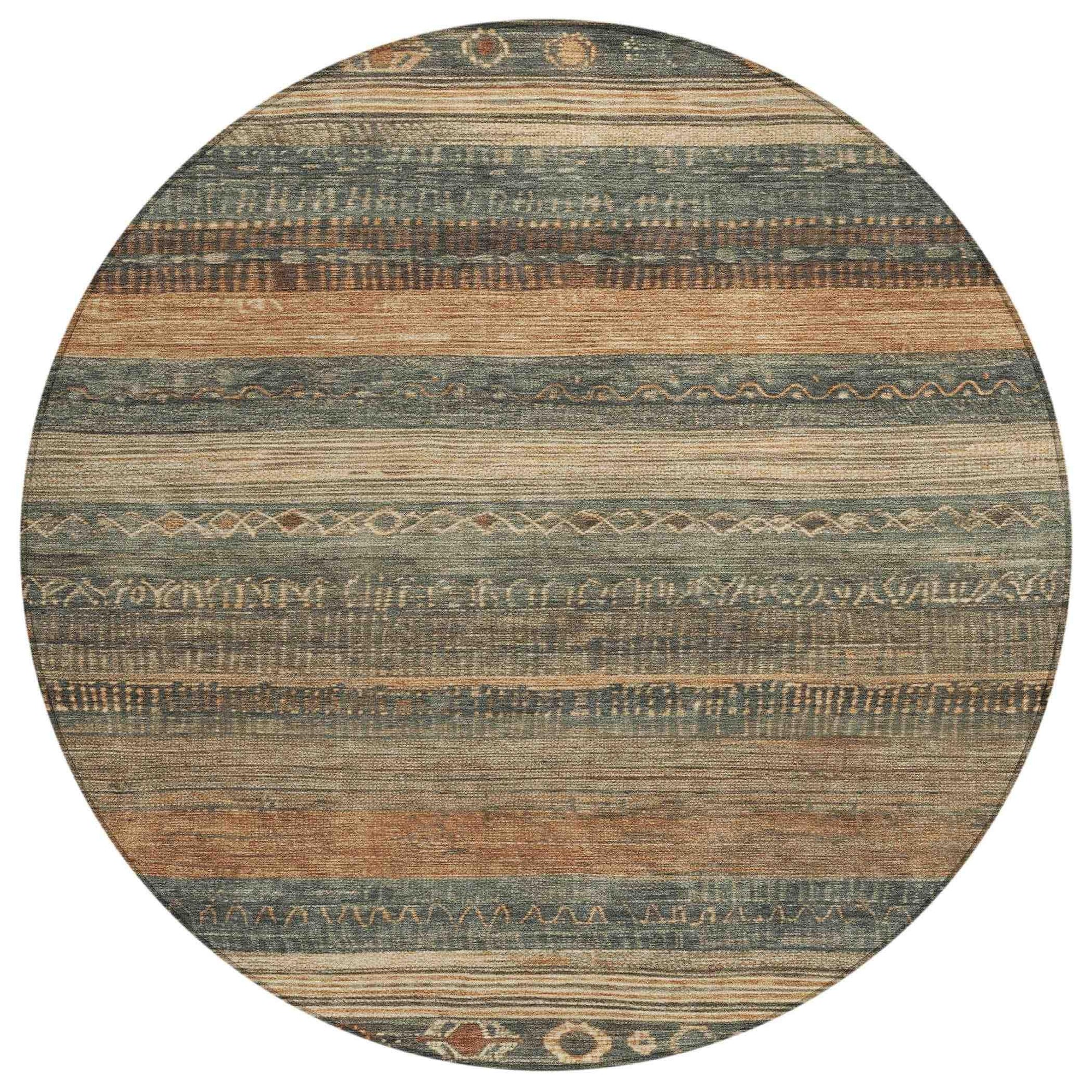 Addison Rugs Taelanor Green Washable Indoor-Outdoor Rug
