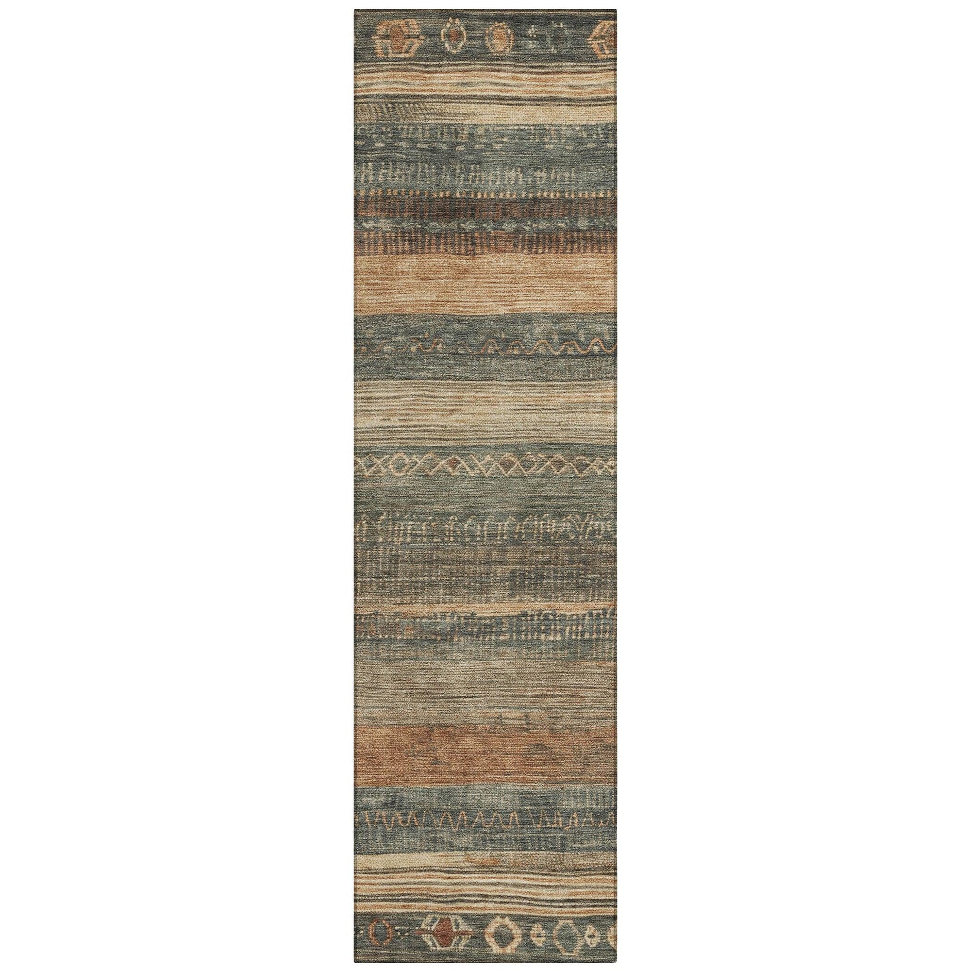 Addison Rugs Taelanor Green Washable Indoor-Outdoor Rug
