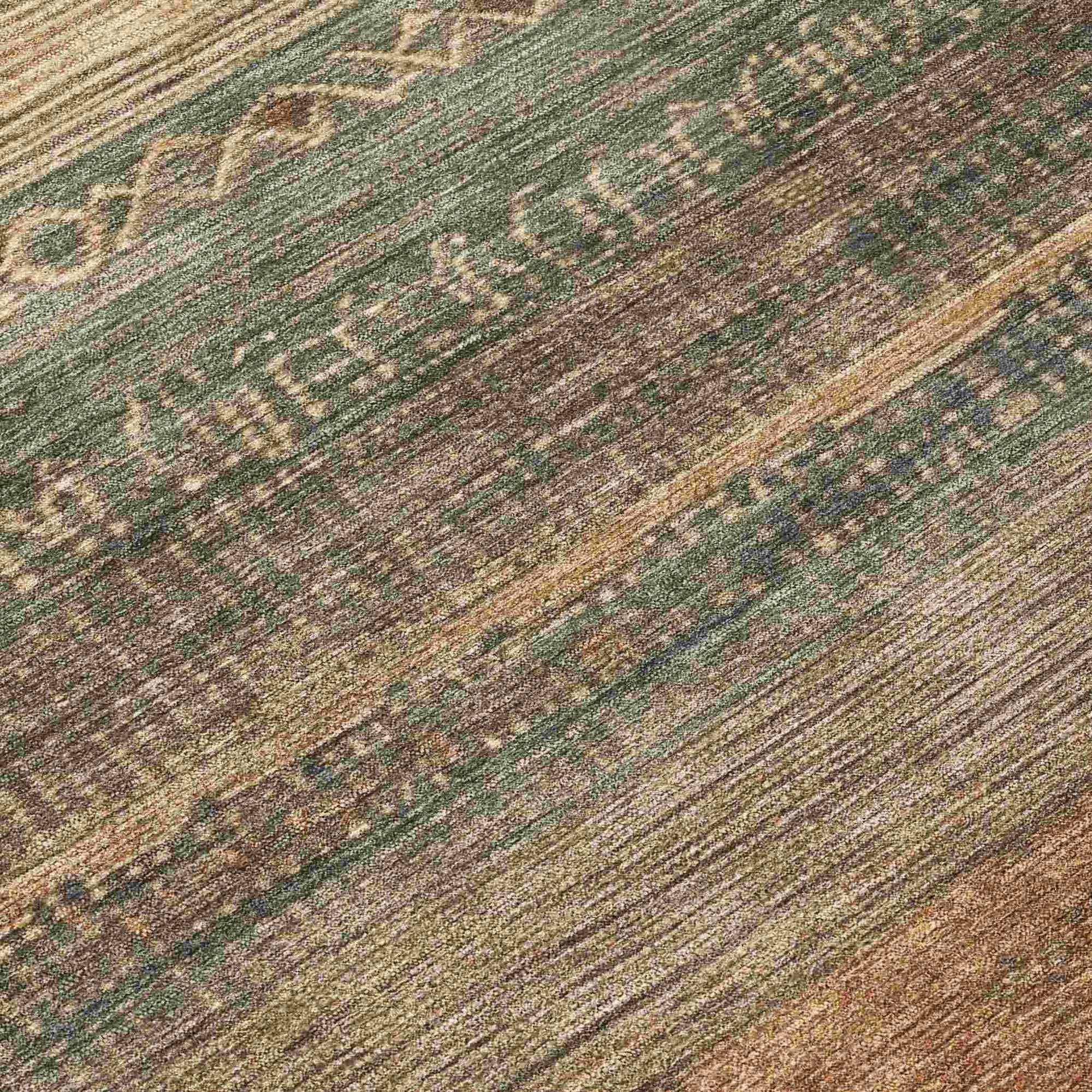 Addison Rugs Taelanor Green Washable Indoor-Outdoor Rug
