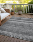 Addison Rugs Taelanor Gray Washable Indoor-Outdoor Rug
