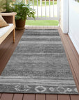 Addison Rugs Taelanor Gray Washable Indoor-Outdoor Rug