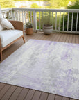 Addison Rugs Taelara Purple Washable Indoor-Outdoor Rug
