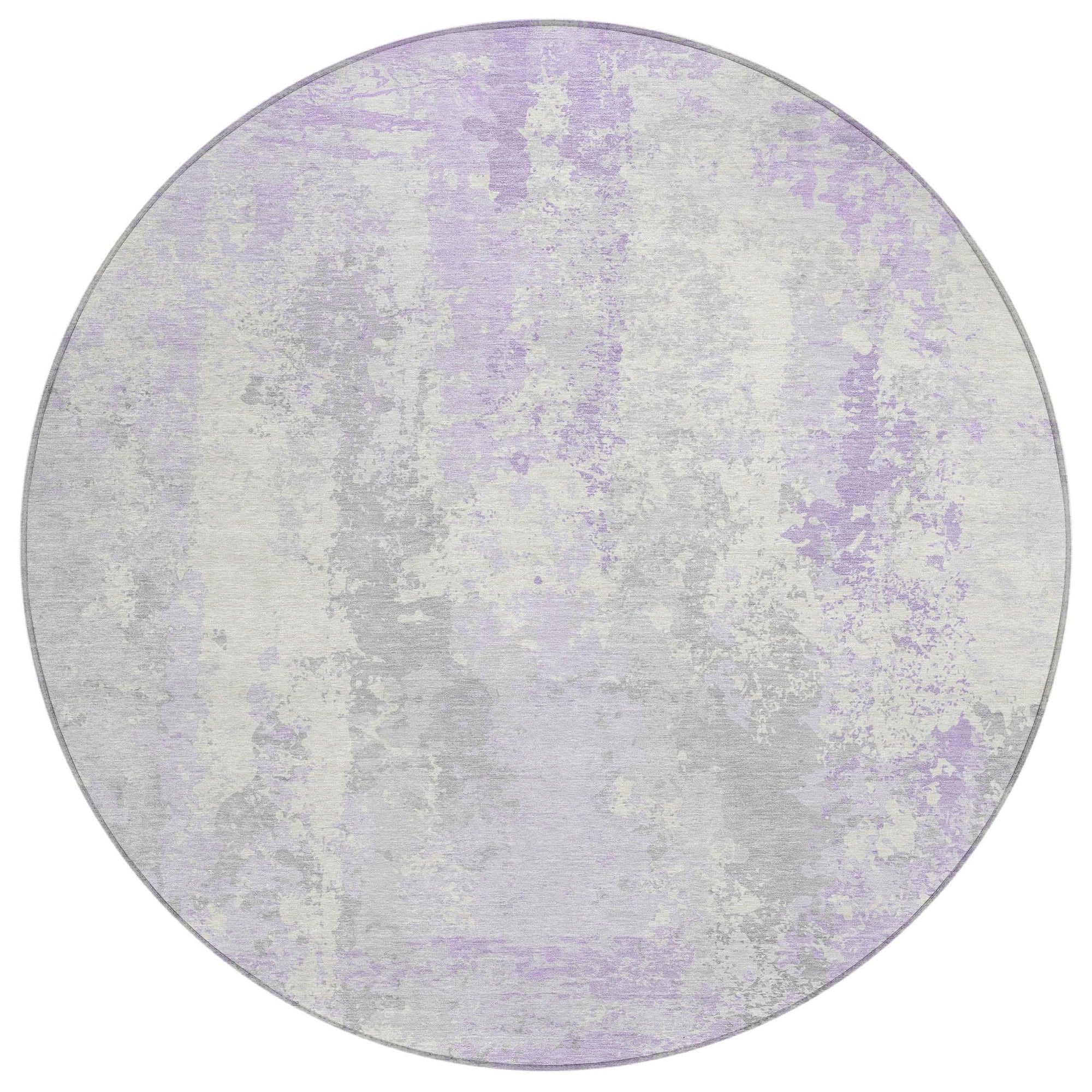 Addison Rugs Taelara Purple Washable Indoor-Outdoor Rug