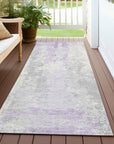 Addison Rugs Taelara Purple Washable Indoor-Outdoor Rug