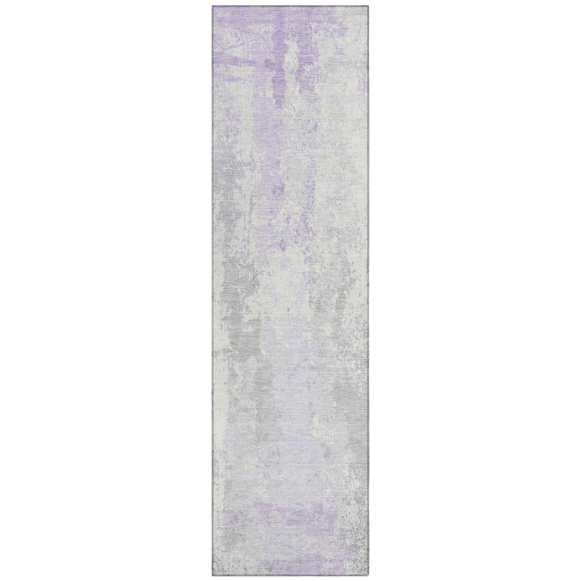 Addison Rugs Taelara Purple Washable Indoor-Outdoor Rug