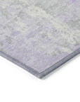 Addison Rugs Taelara Purple Washable Indoor-Outdoor Rug