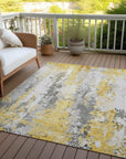 Addison Rugs Taelara Gold Washable Indoor-Outdoor Rug