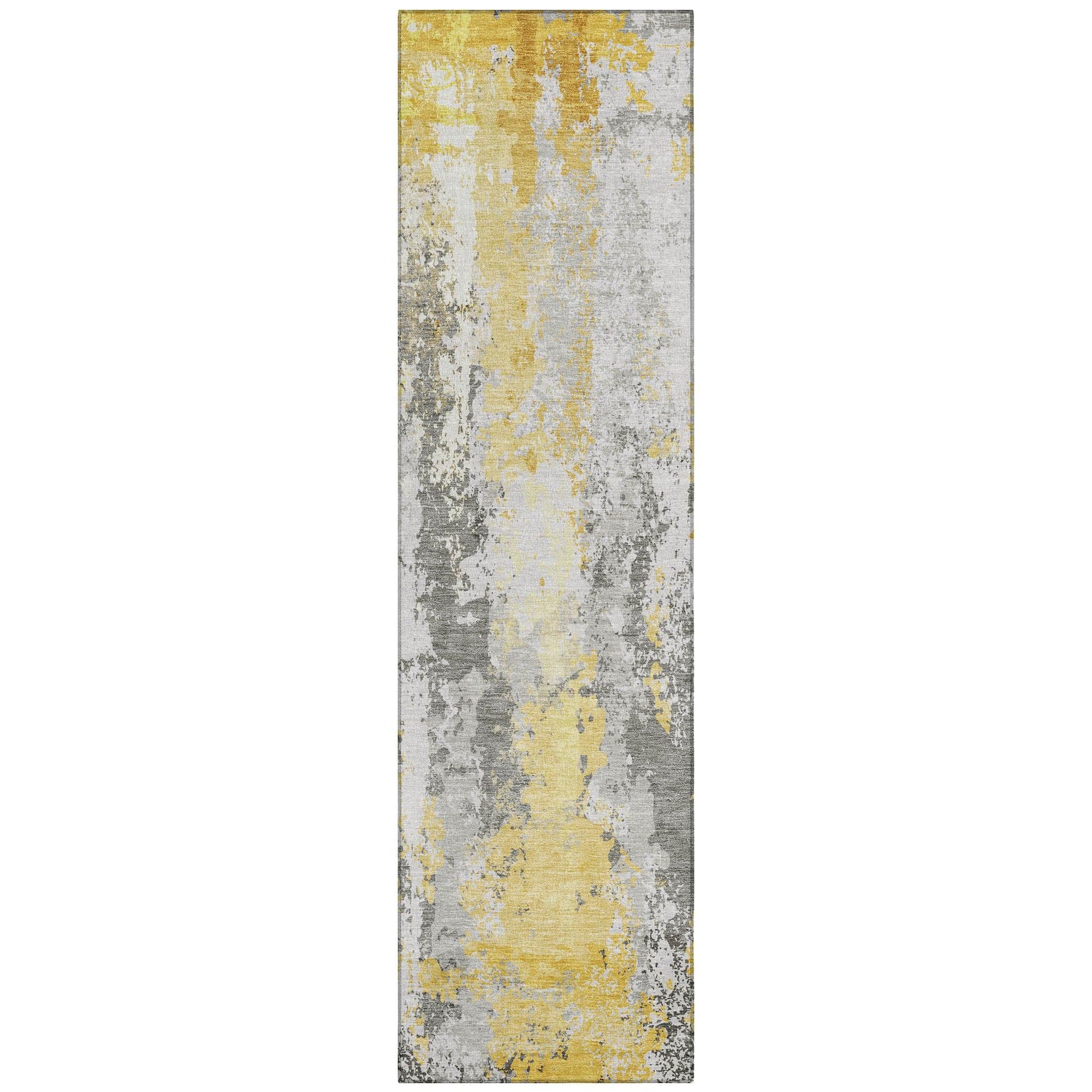 Addison Rugs Taelara Gold Washable Indoor-Outdoor Rug