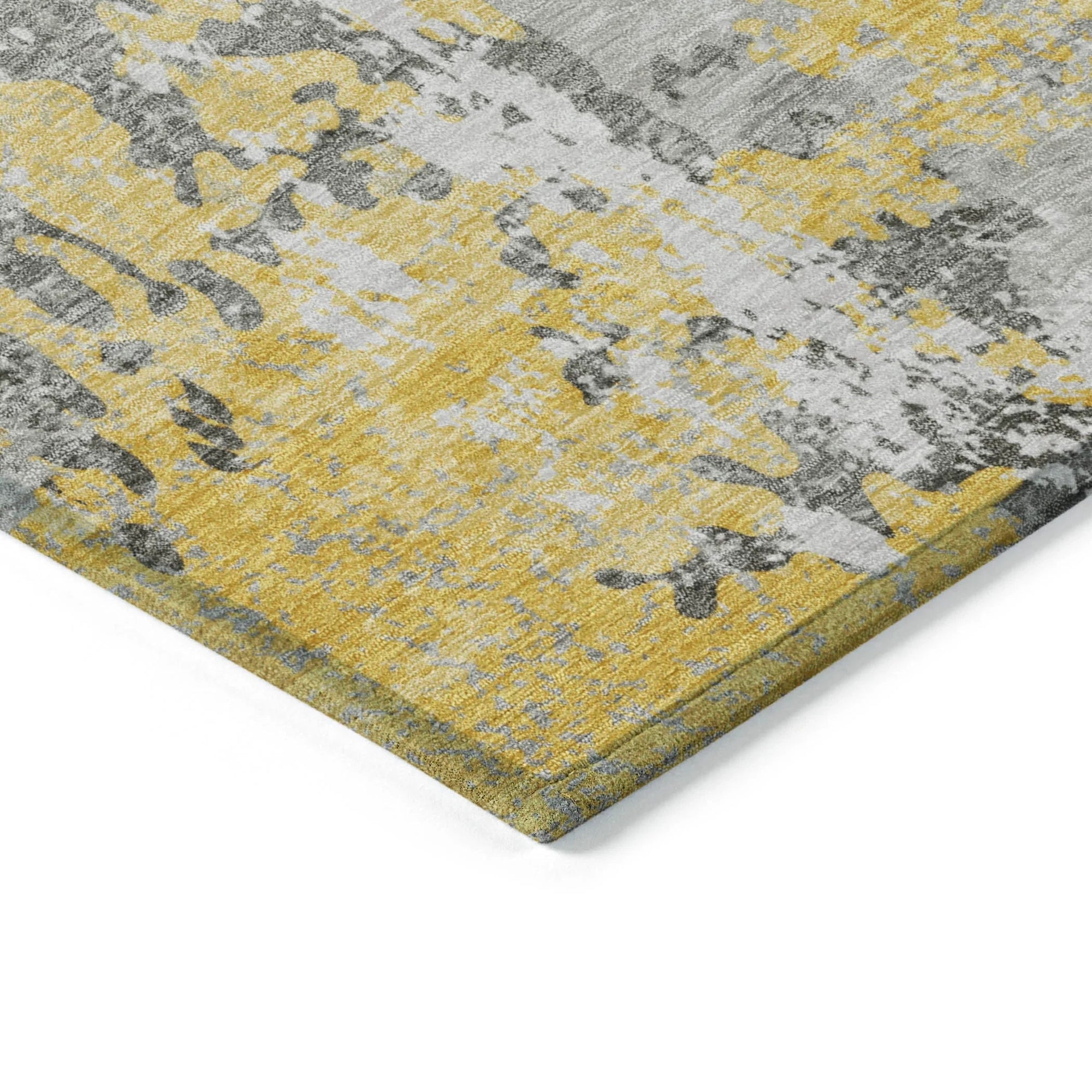 Addison Rugs Taelara Gold Washable Indoor-Outdoor Rug