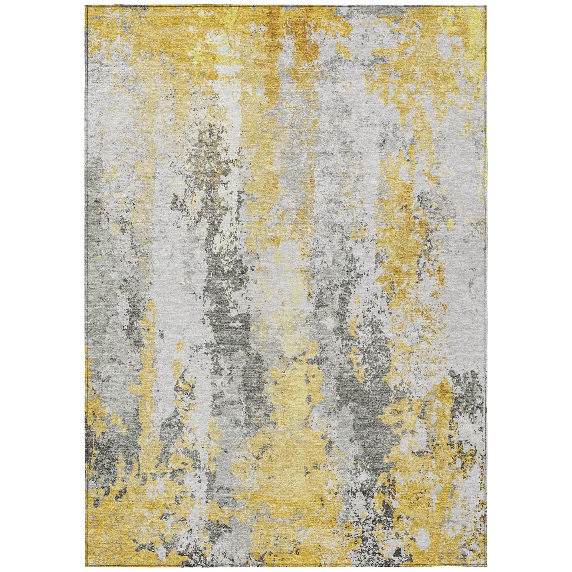 Addison Rugs Taelara Gold Washable Indoor-Outdoor Rug