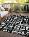 Addison Rugs Taelaris Black Washable Indoor-Outdoor Rug