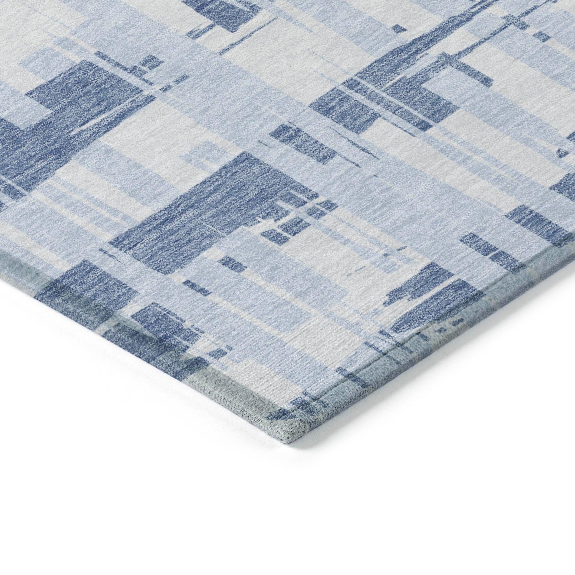 Addison Rugs Taelaris Blue Washable Indoor-Outdoor Rug