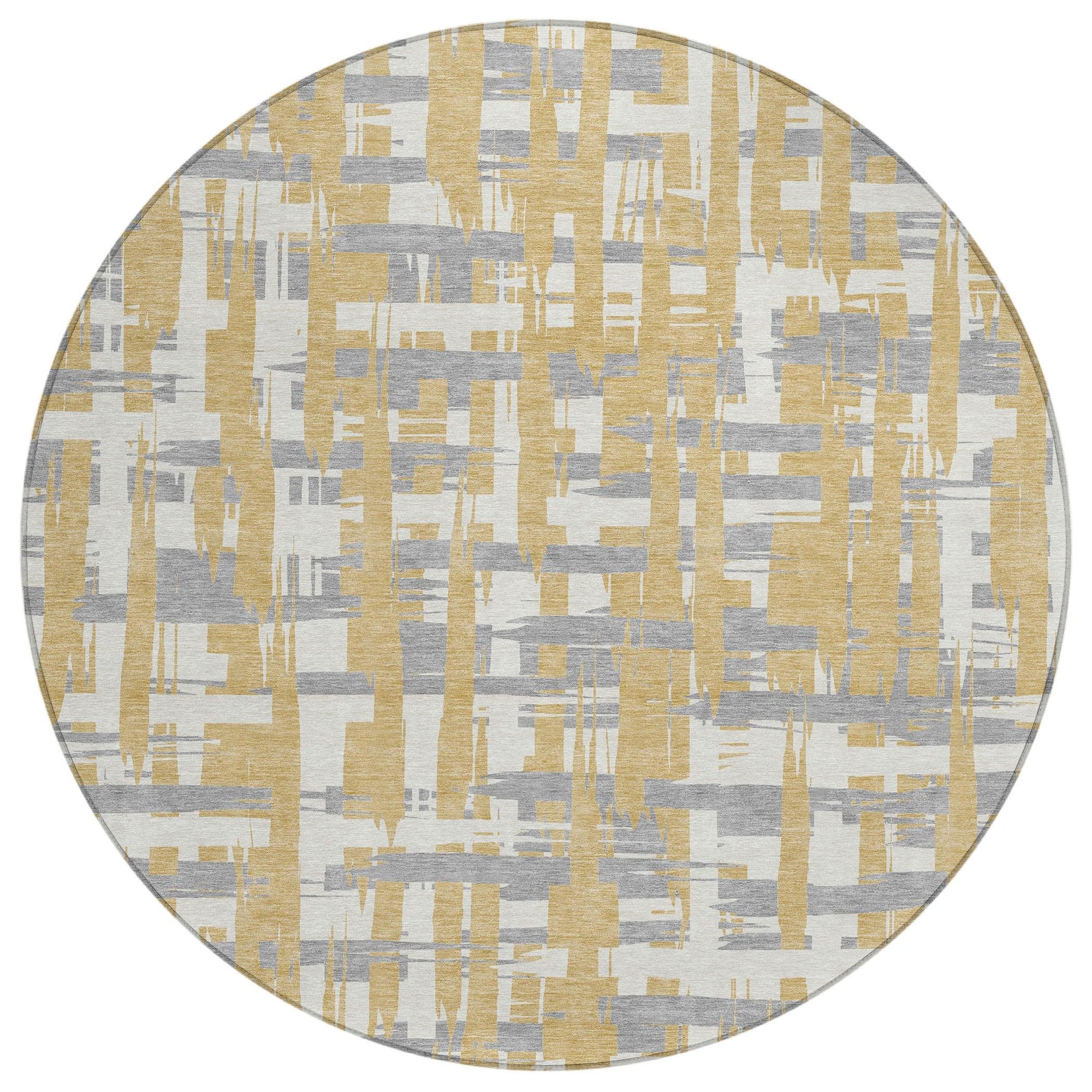 Addison Rugs Taelaris Gold Washable Indoor-Outdoor Rug