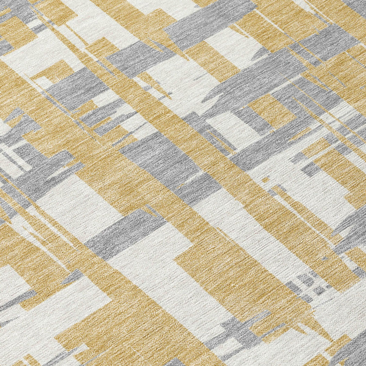 Addison Rugs Taelaris Gold Washable Indoor-Outdoor Rug