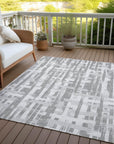 Addison Rugs Taelaris Gray Washable Indoor-Outdoor Rug