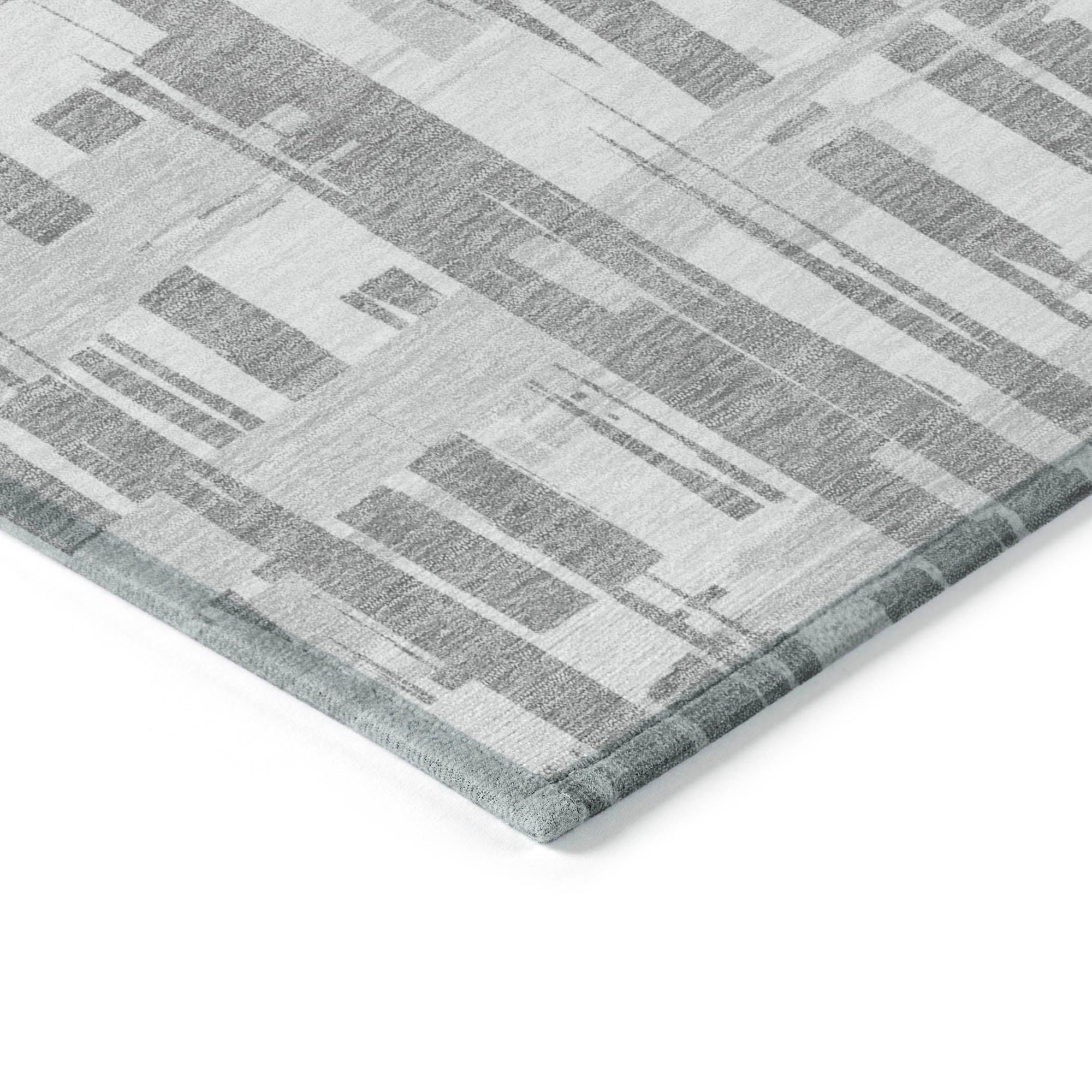 Addison Rugs Taelaris Gray Washable Indoor-Outdoor Rug
