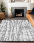 Addison Rugs Taelaris Gray Washable Indoor-Outdoor Rug