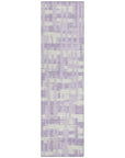 Taelaris Purple Washable Indoor-Outdoor Rug