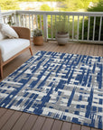 Addison Rugs Taelaris Navy Washable Indoor-Outdoor Rug