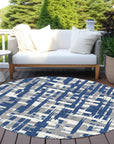 Addison Rugs Taelaris Navy Washable Indoor-Outdoor Rug