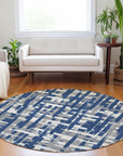 Addison Rugs Taelaris Navy Washable Indoor-Outdoor Rug