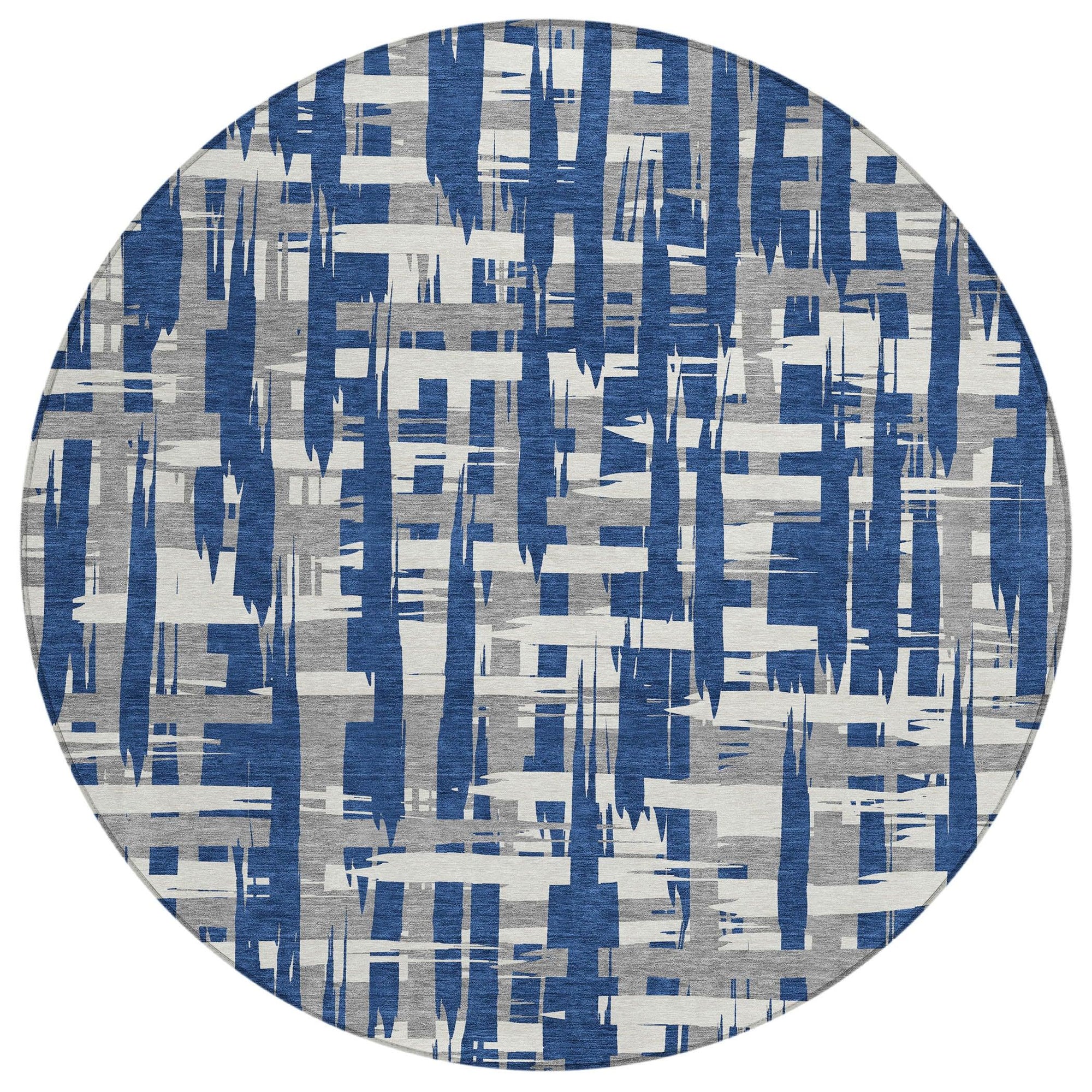 Addison Rugs Taelaris Navy Washable Indoor-Outdoor Rug