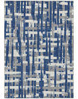 Addison Rugs Taelaris Navy Washable Indoor-Outdoor Rug
