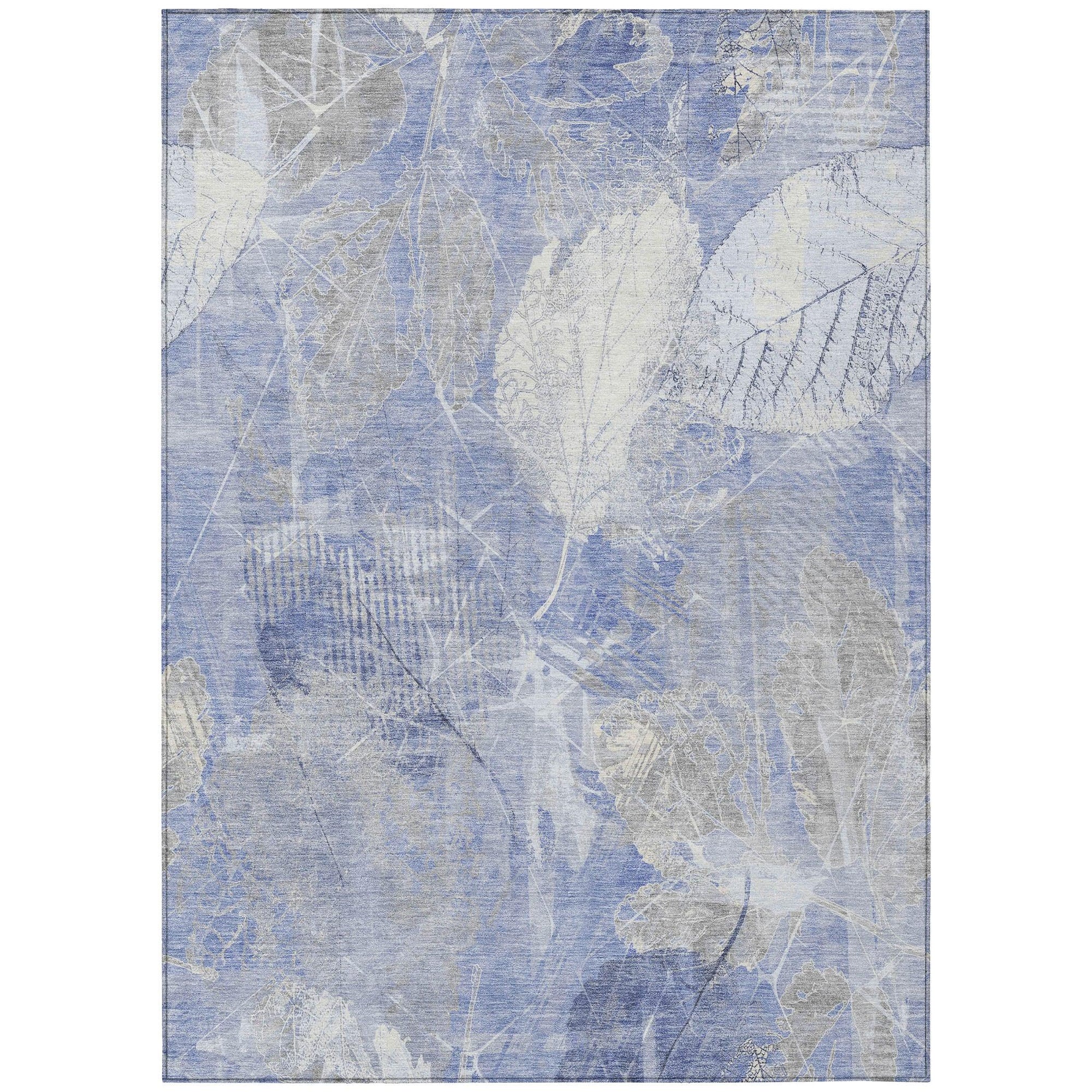 Addison Rugs Taelas Blue Washable Indoor-Outdoor Rug