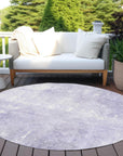 Addison Rugs Taelion Purple Washable Indoor-Outdoor Rug