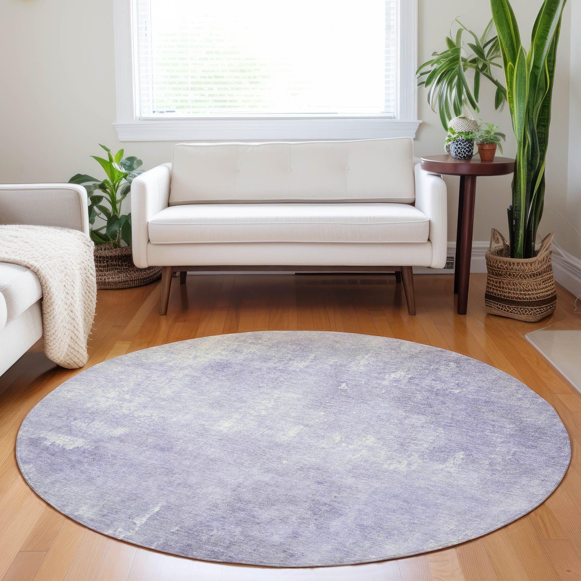Addison Rugs Taelion Purple Washable Indoor-Outdoor Rug
