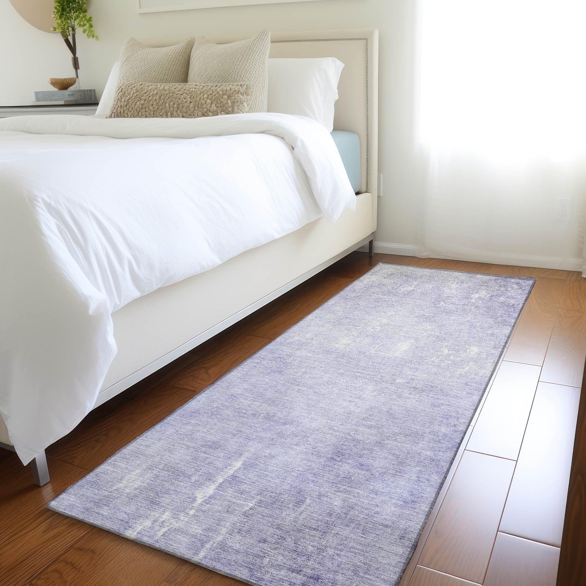 Addison Rugs Taelion Purple Washable Indoor-Outdoor Rug