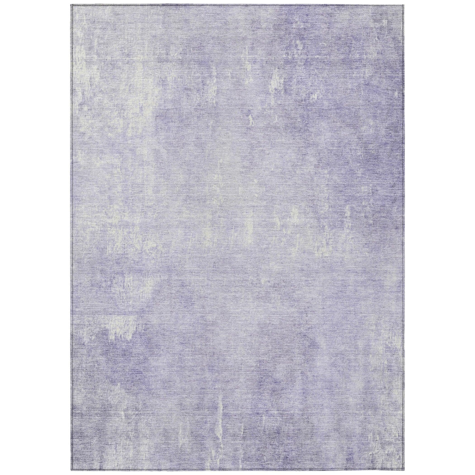 Addison Rugs Taelion Purple Washable Indoor-Outdoor Rug