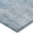 Taelion Blue Washable Indoor-Outdoor Rug