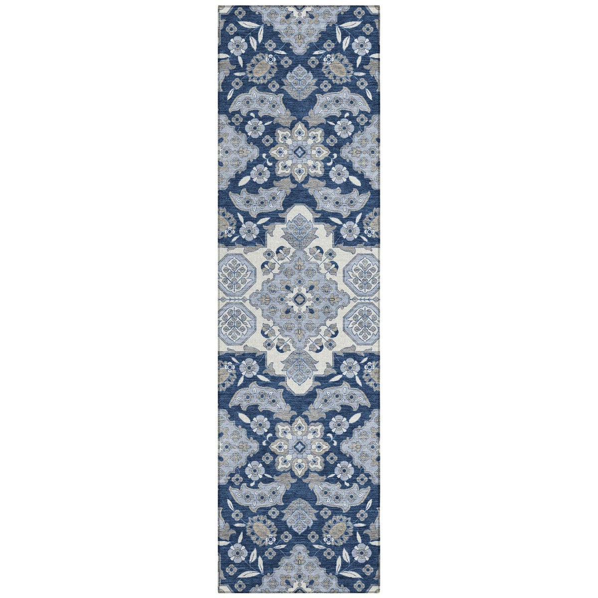 Addison Rugs Taelira Blue Washable Indoor-Outdoor Rug