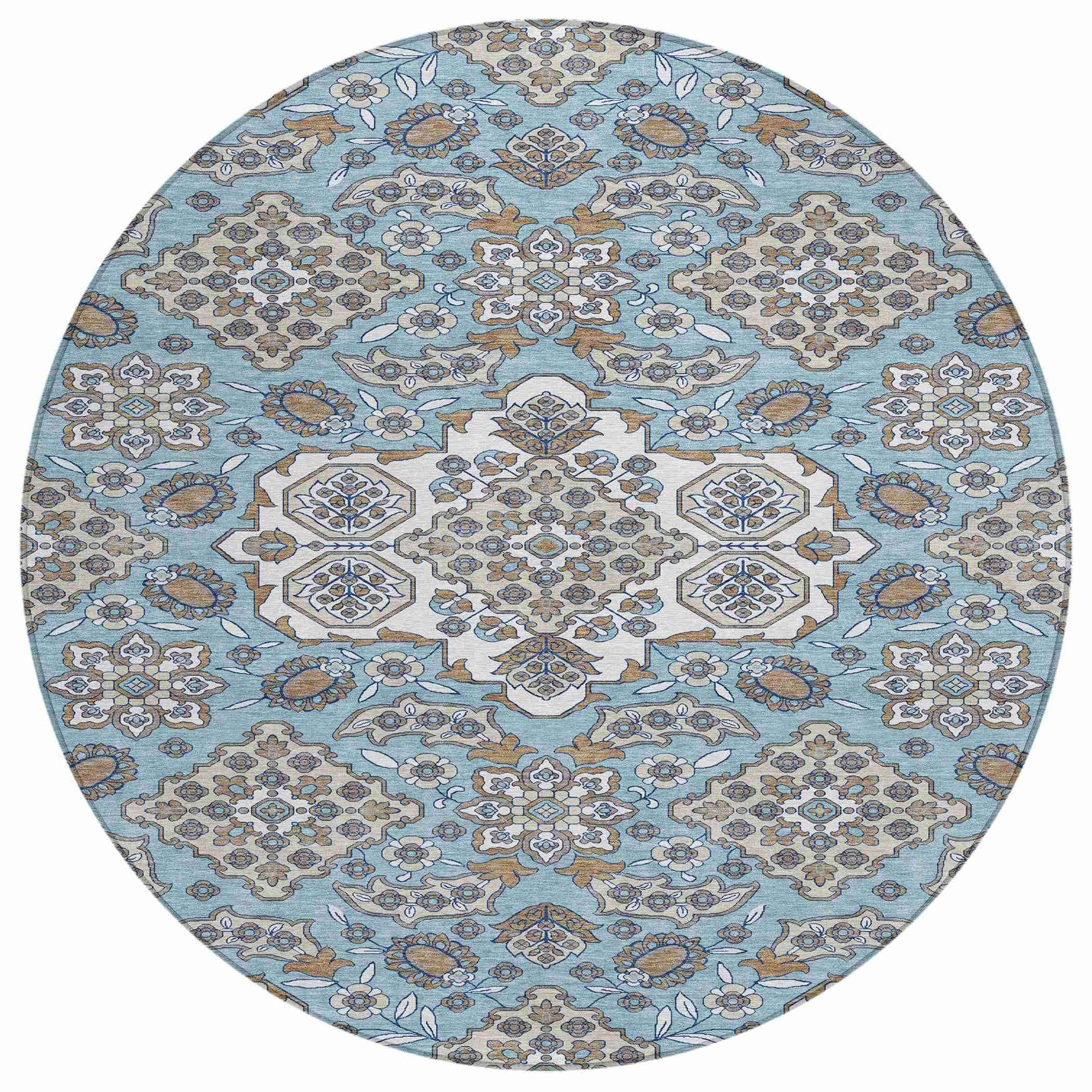 Addison Rugs Taelira Sky Washable Indoor-Outdoor Rug