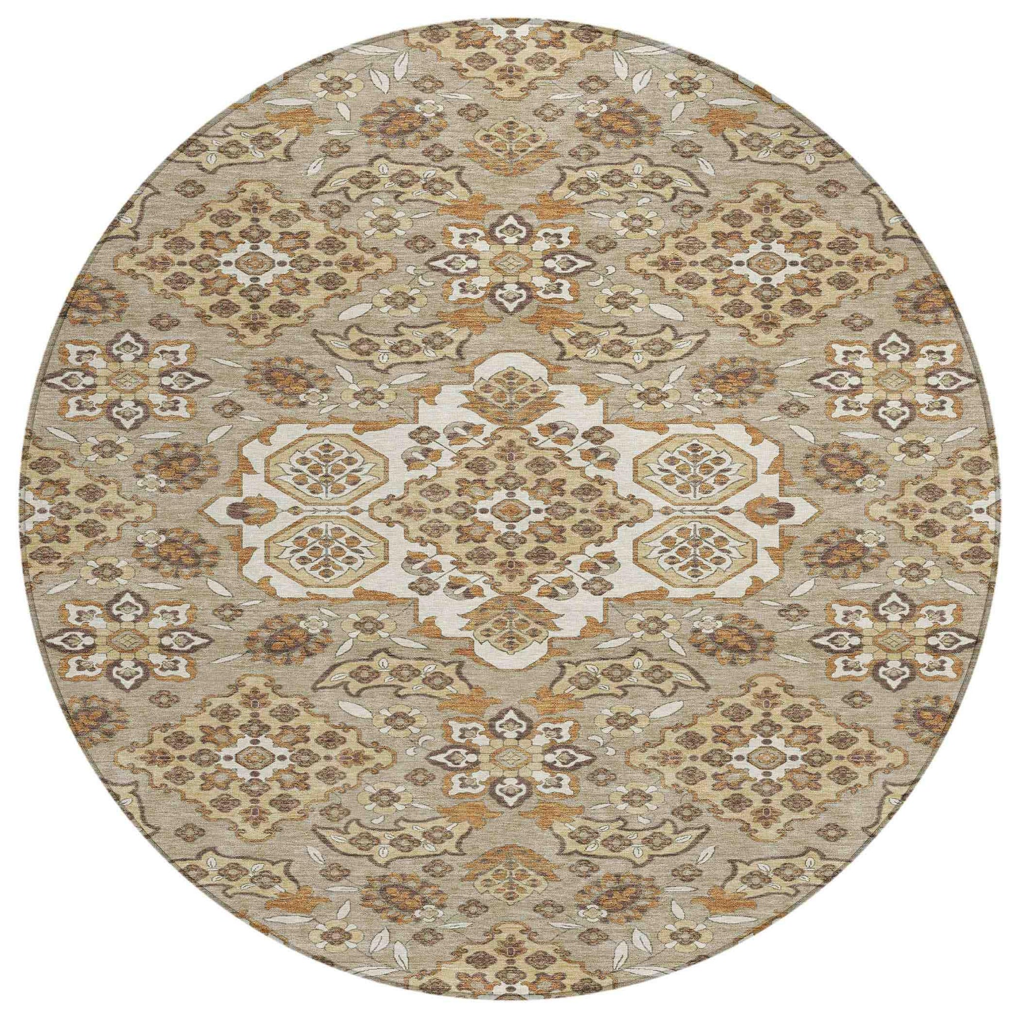 Addison Rugs Taelira Taupe Washable Indoor-Outdoor Rug