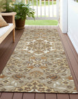 Addison Rugs Taelira Taupe Washable Indoor-Outdoor Rug
