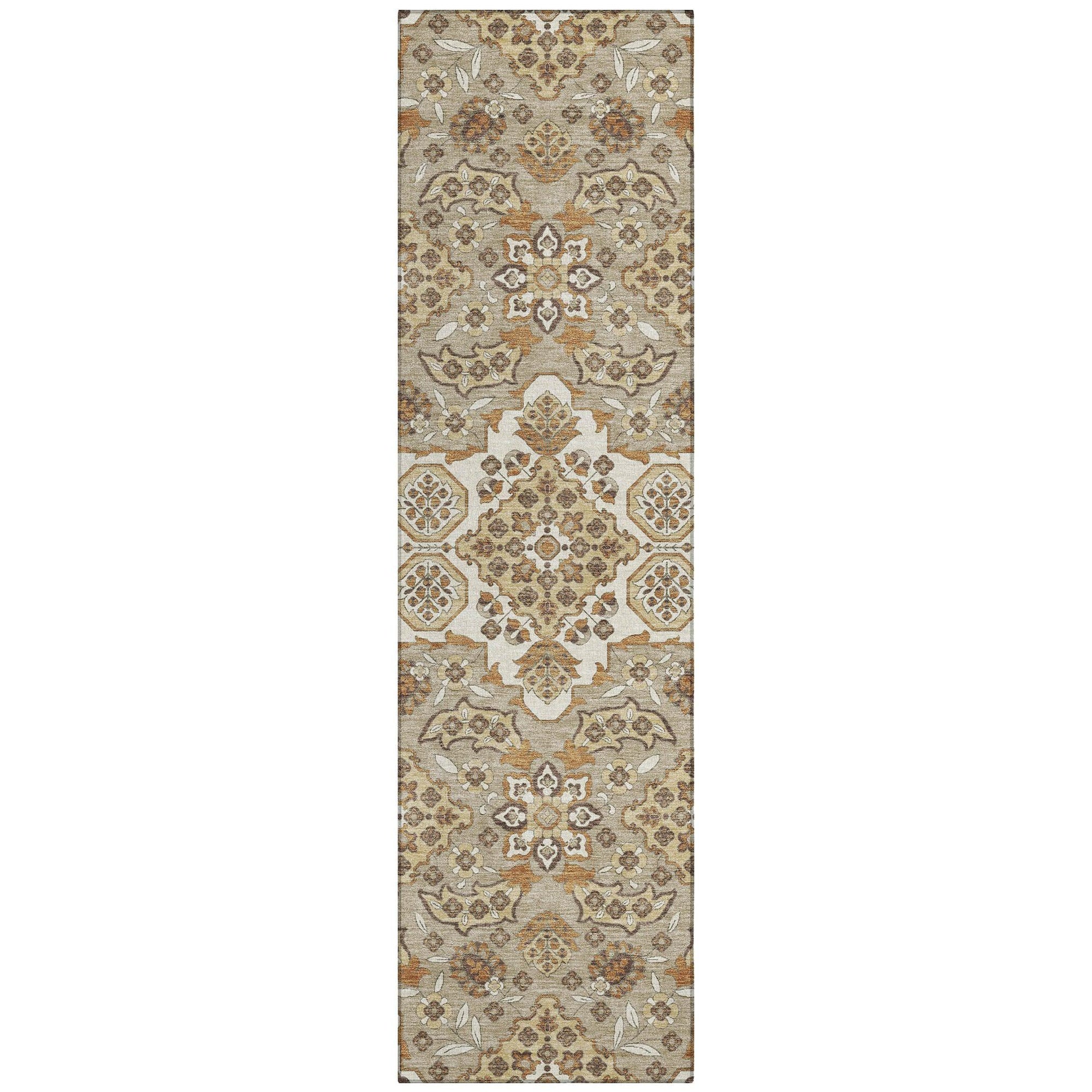 Addison Rugs Taelira Taupe Washable Indoor-Outdoor Rug