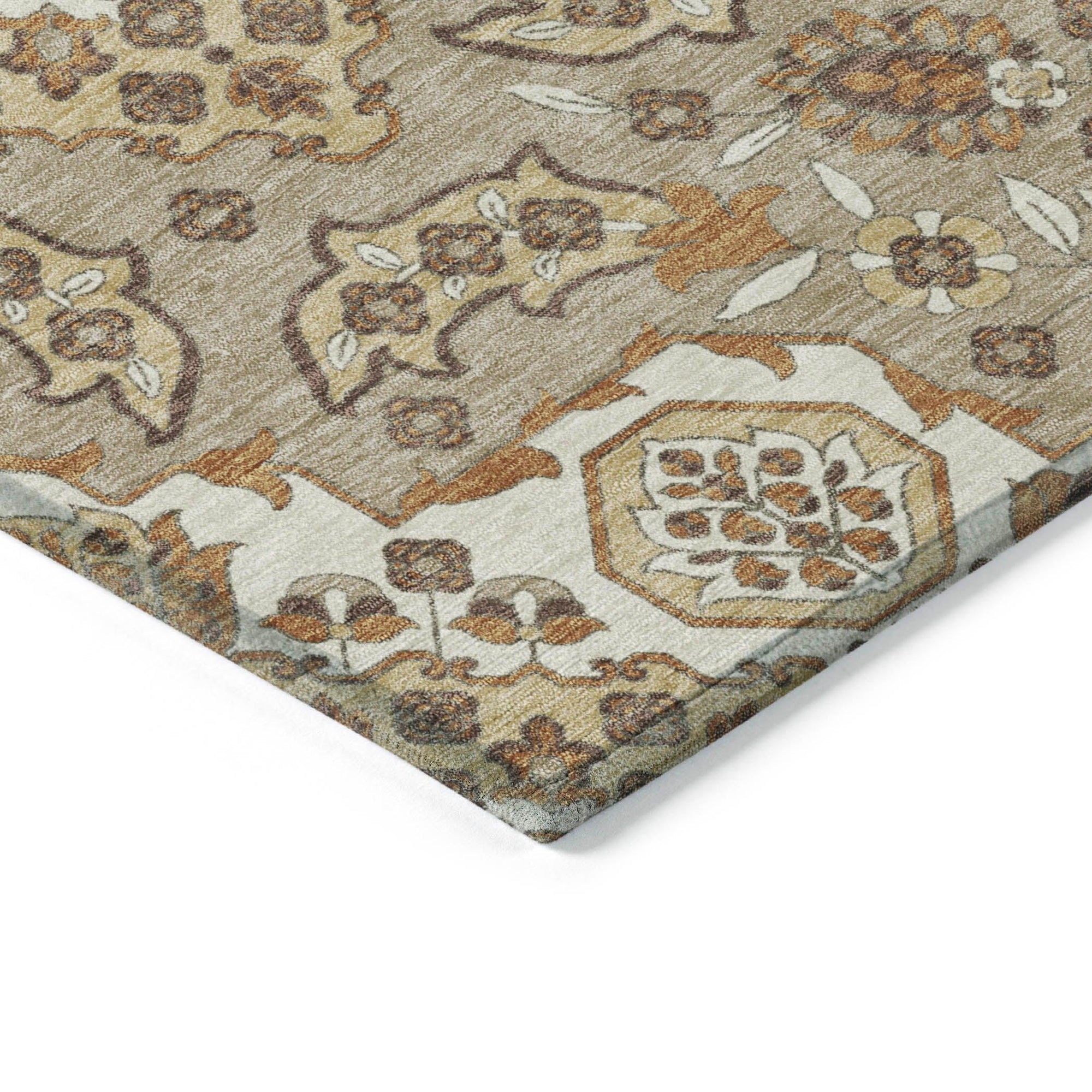 Addison Rugs Taelira Taupe Washable Indoor-Outdoor Rug