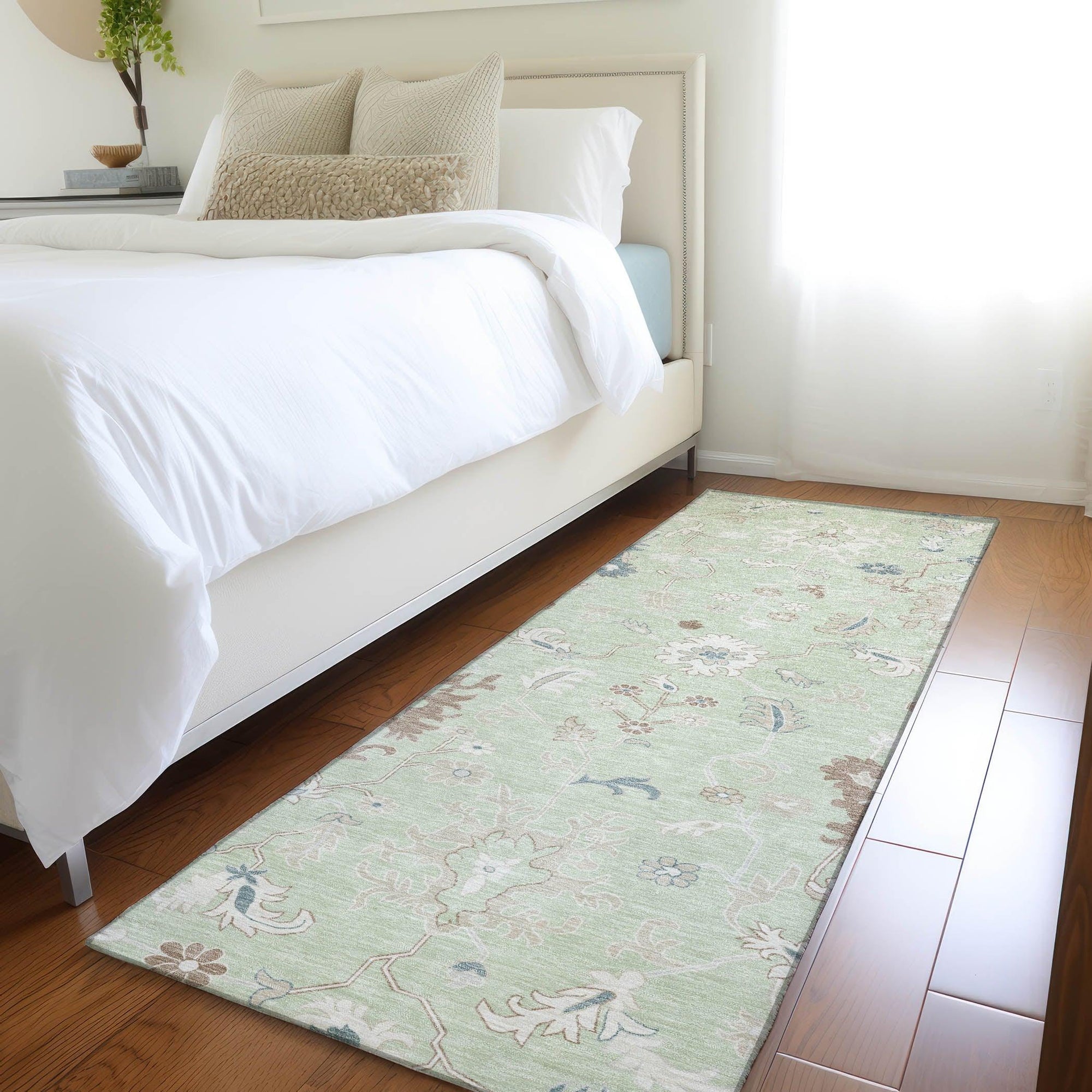 Addison Rugs Taelius Green Washable Indoor-Outdoor Rug