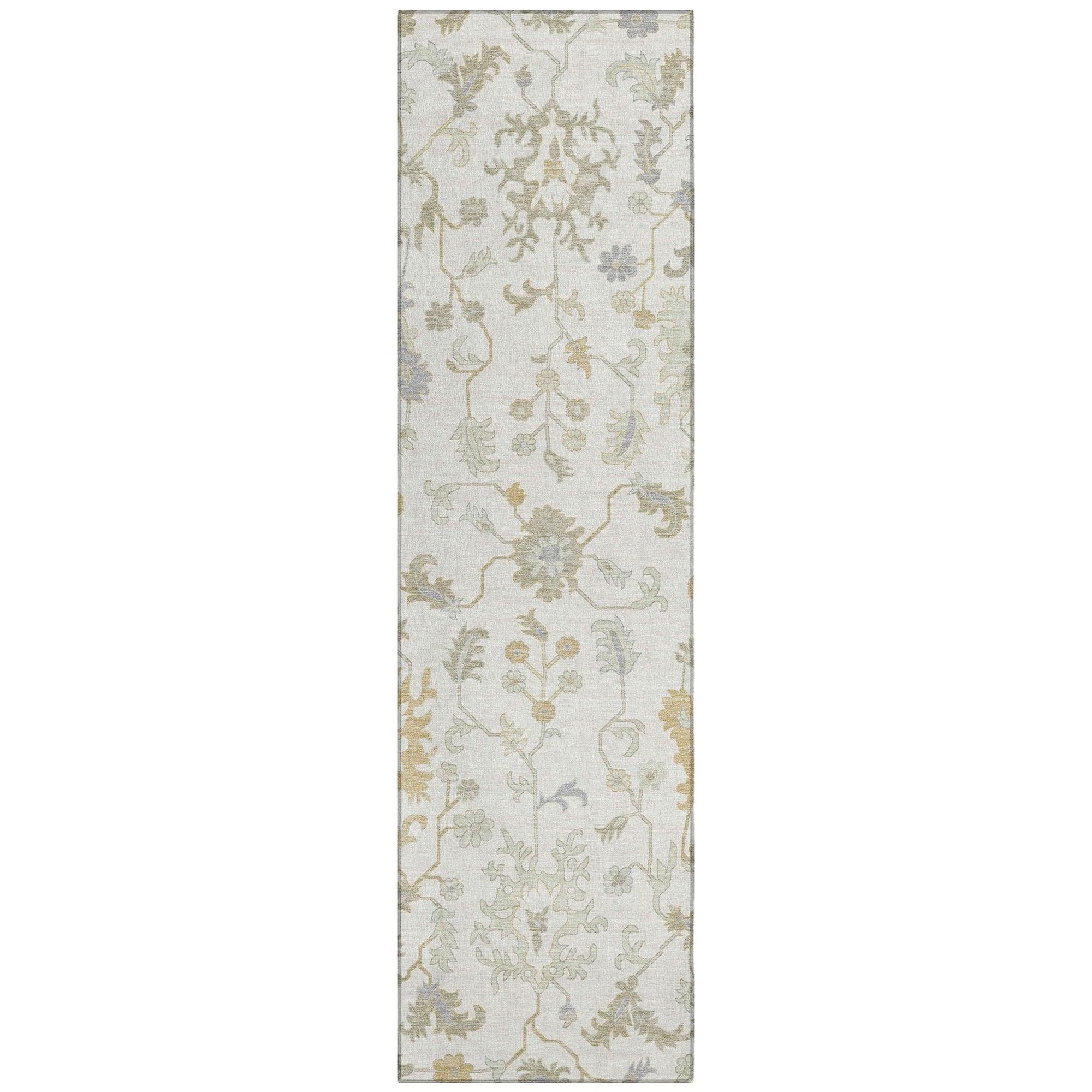 Addison Rugs Taelius Ivory Washable Indoor-Outdoor Rug