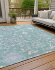 Addison Rugs Taelius Blue Washable Indoor-Outdoor Rug