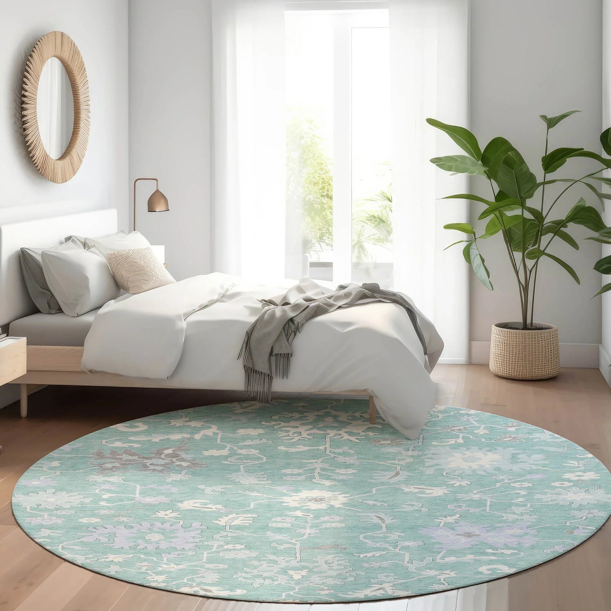 Addison Rugs Taelius Blue Washable Indoor-Outdoor Rug