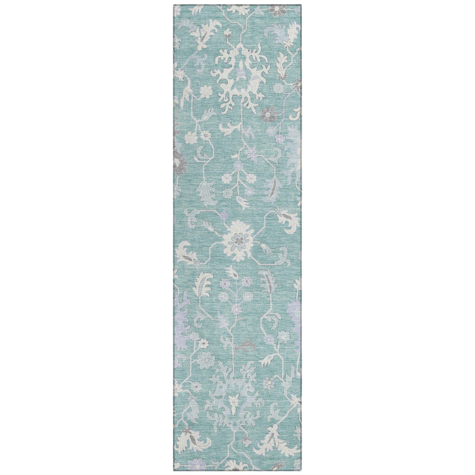 Addison Rugs Taelius Blue Washable Indoor-Outdoor Rug